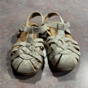Jumping Beans Silver Sandals for Casual Comfort